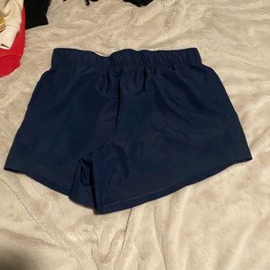 Blue basketball shorts